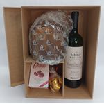 Embalagem para Panetone e Vinho Personalizada