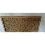 Quadro MDF Crú com Letras