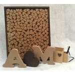 Quadro com Iniciais dos Noivos