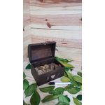 Baú com corações de 6,5 cm