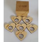 Kit porta guardanapos personalizados em pinus