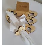 Kit porta guardanapos personalizados em pinus