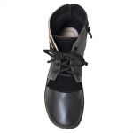 Bota em Couro Preto / Onça