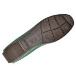Mocassim Em Couro Verde Erva Doce