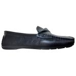 Mocassim Em Couro Preto