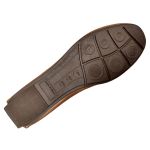 Mocassim Em Couro Capuccino / Leopardo / Laço