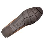 Mocassim Em Couro Capuccino / Laço