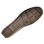 Mocassim Em Couro Creme / Laço