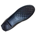 Mocassim em Couro Preto