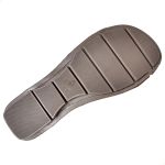 Rasteira Em Couro Mármore / Caramelo