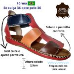 Avarca Em Couro Vermelho / Colors
