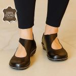 Sapatilha Em Couro Preto