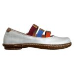 Sapatilha Em Couro Off White