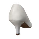 Scarpin em Sintético Off White