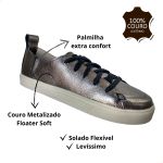 Tênis em Couro Onix
