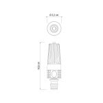 Esguicho para Engate Rápido Tramontina com Jato Regulável