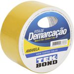 Fita Demarcação de Solo Vidro Amarela 48mmX15m Tekbond