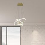 Pendente Space Orbital Triple 39W 3K 40CM Llum Bronzearte