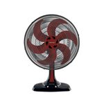 VENTILADOR OSCILANTE MESA 6P 50CM PRETO VERMELHO 127V VENTISOL