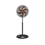 VENTILADOR OSCILANTE COLUNA 6P 50CM PRETO BRONZE 127V VENTISOL