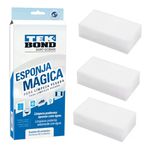 Esponja Mágica Tekbond Limpeza Pesada Embalagem c/3