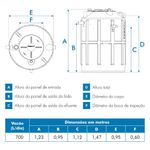 FOSSA SÉPTICA BIODGESTOR POLIETILENO 700 LT/DIA FORTLEV