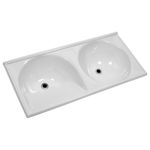 TANQUE MARMORE DECORALITA 120X60 BRANCO GELO