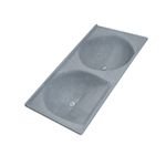 TANQUE MARMO DECORALITA 140X65 CINZA GRISS