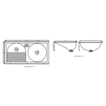 TANQUE MARMORE SINTETICO DECORALITA 102X50 BR GELO