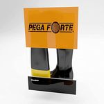 BOTA PVC GALOCHA CANO MÉDIO PRETO/AMARELO 39 PEGA FORTE