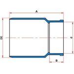 BUCHA DE REDUÇÃO LONGA ESGOTO 50X40MM TIGRE 27396925