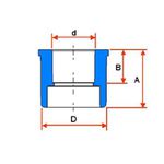 BUCHA DE REDUÇÃO CPVC AQUATHERM® 22X15MM TIGRE 22850300