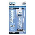 SILICONE ACETICO TRANSPARENTE USO GERAL 50G TEKBOND