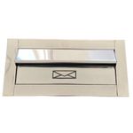CAIXA DE CORREIO EM INOX 30X15CM PARA EMBUTIR INOX