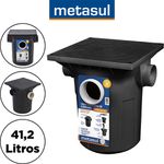 CAIXA DE GORDURA GRANDE CESTO LIMPEZA PREMIUM 41,2L METASUL