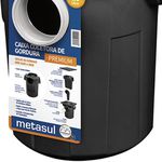 CAIXA DE GORDURA GRANDE CESTO LIMPEZA PREMIUM 41,2L METASUL