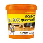 Rejunte Acrílico Quartzolit 1Kg Cinza Ártico