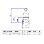 Base registro de gaveta 1 1/2" Deca 4509.502