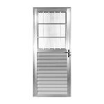 PORTA ALUMINIO COM POSTIGO 80 DIREITA