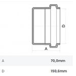 CAP ESGOTO SN DN 150MM FORTLEV