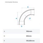 CURVA 90º SOLDÁVEL 60MM FORTLEV