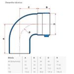 CURVA 90º CURTA ESGOTO SN 40MM TIGRE 27410405