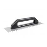 Desempenadeira dentada aço 10x48cm dente 10mm Cortag