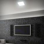 Painel Led Sobrepor Quadrado Frameless 24w 6500k Bronzearte