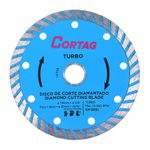 DISCO DIAMANTADO TURBO CORTAG 110 MM