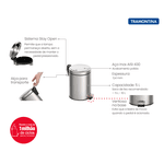 LIXEIRA INOX TRAMONTINA 5L