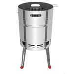 Churrasqueira A Carvão Em Aço Inox 40 Cm Tcp400 Tramontina