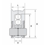 CONECTOR METÁLICO PARAFUSO FENDIDO SPLIT BOLT 25MM INTELLI