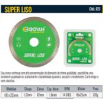 DISCO DIAMANTADO SUPER LISO VERDE 110MM F20 BOLTH 120