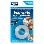 Fita Dupla Face Fixa Tudo Espuma Branca 12mm X 1,5m Tekbond